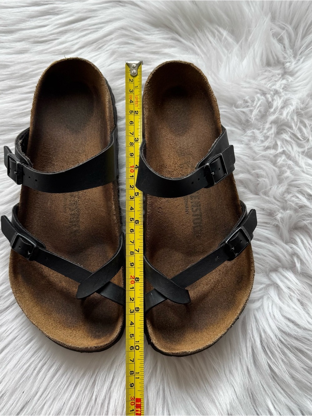 Birkenstock Black Leather Strappy Sandals - Picture 3 of 3